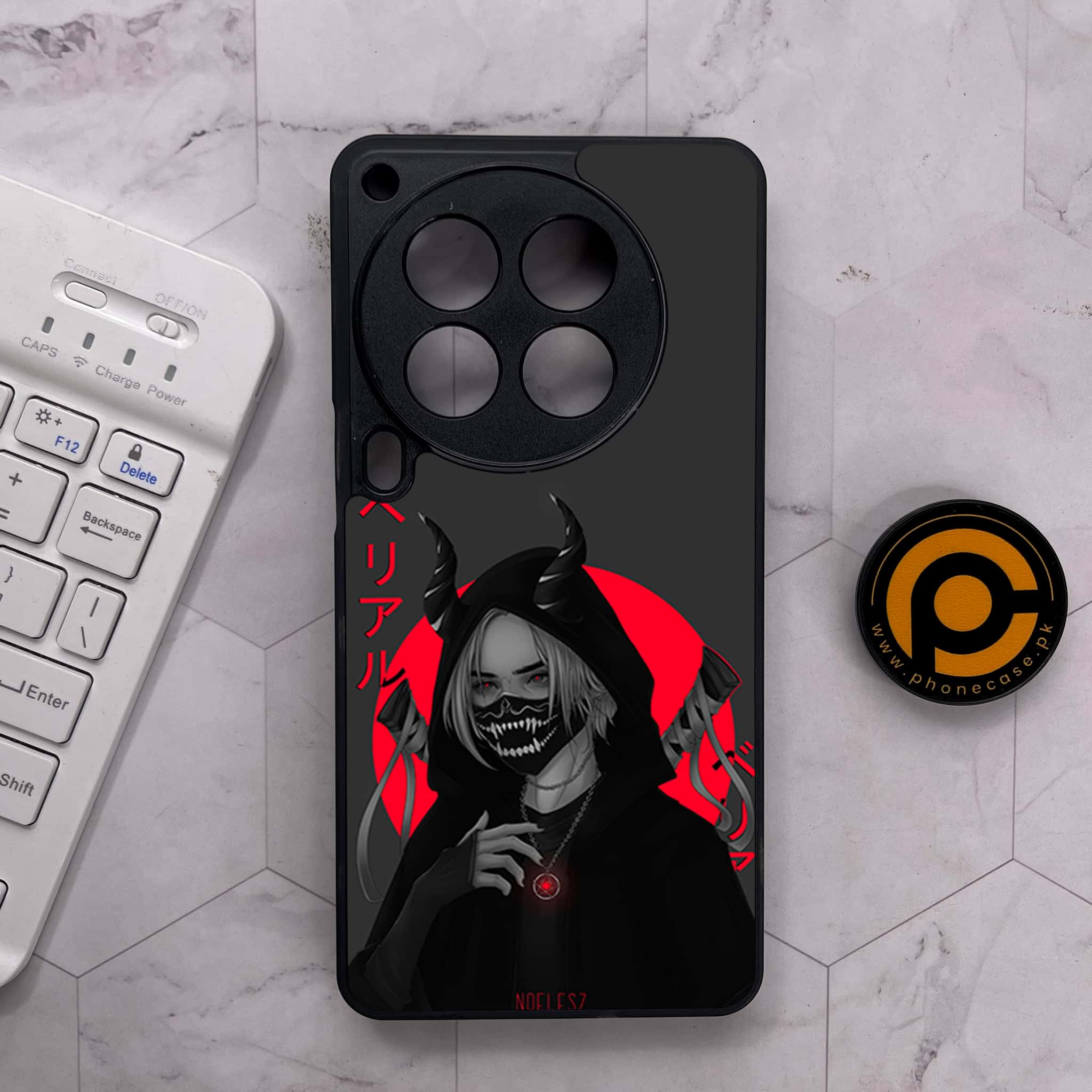 Tecno Camon 30 Premier - Anime Series - Premium Metal Printed soft Bumper shock Proof Case