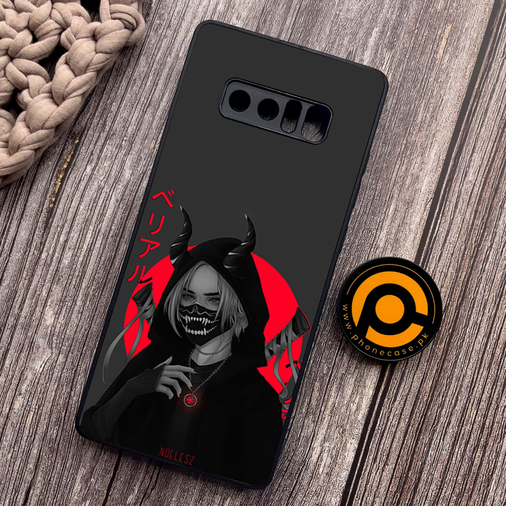 Samsung Galaxy Note 8 - Anime Series - Premium Metal Printed soft Bumper shock Proof Case