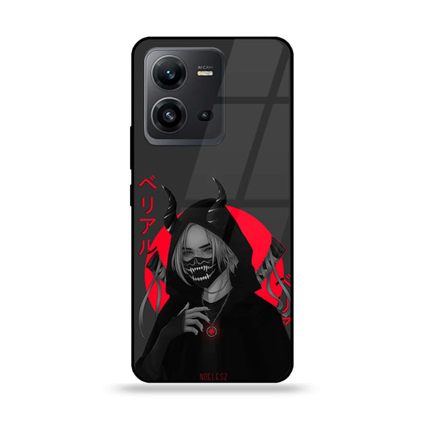 Vivo V25 5G/V25E - Anime Design 10  - Premium Printed Glass soft Bumper shock Proof Case   CS-33494