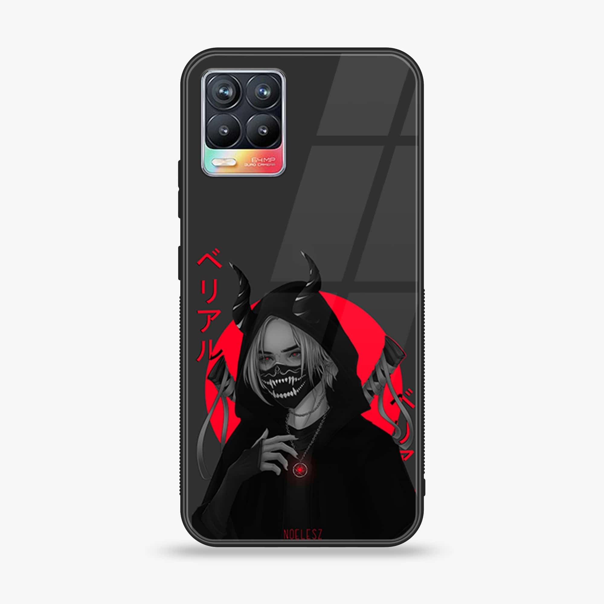 Realme 8 Pro - Anime Series - Premium Printed Glass soft Bumper shock Proof Case