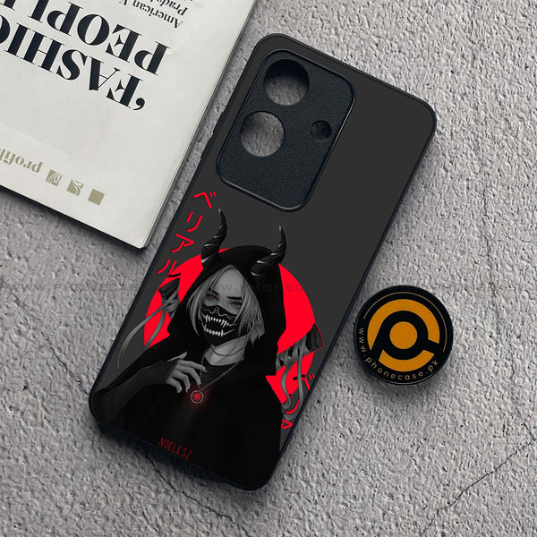 Realme Note 60x - Anime Design 10 - Premium Metal  Printed soft Bumper shock Proof Case CS-36365