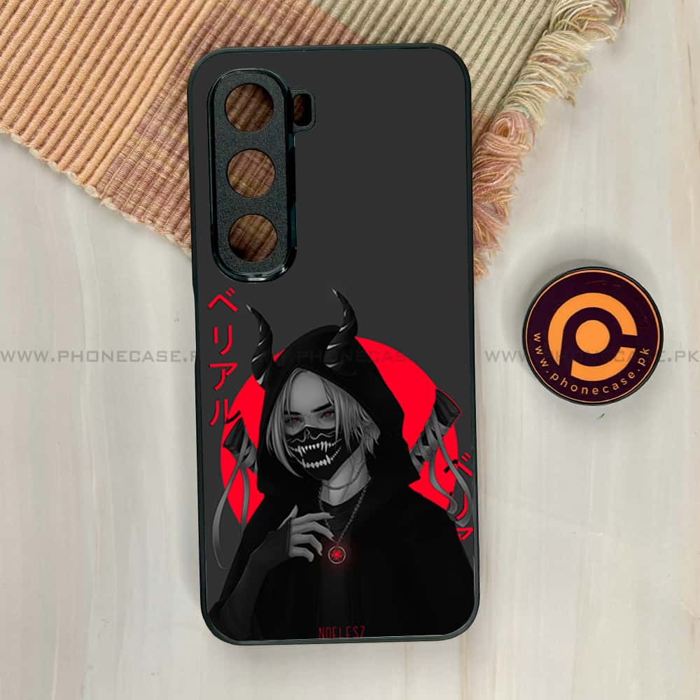 Infinix Hot 60i - Anime Series - Premium Metal Printed soft Bumper shock Proof Case