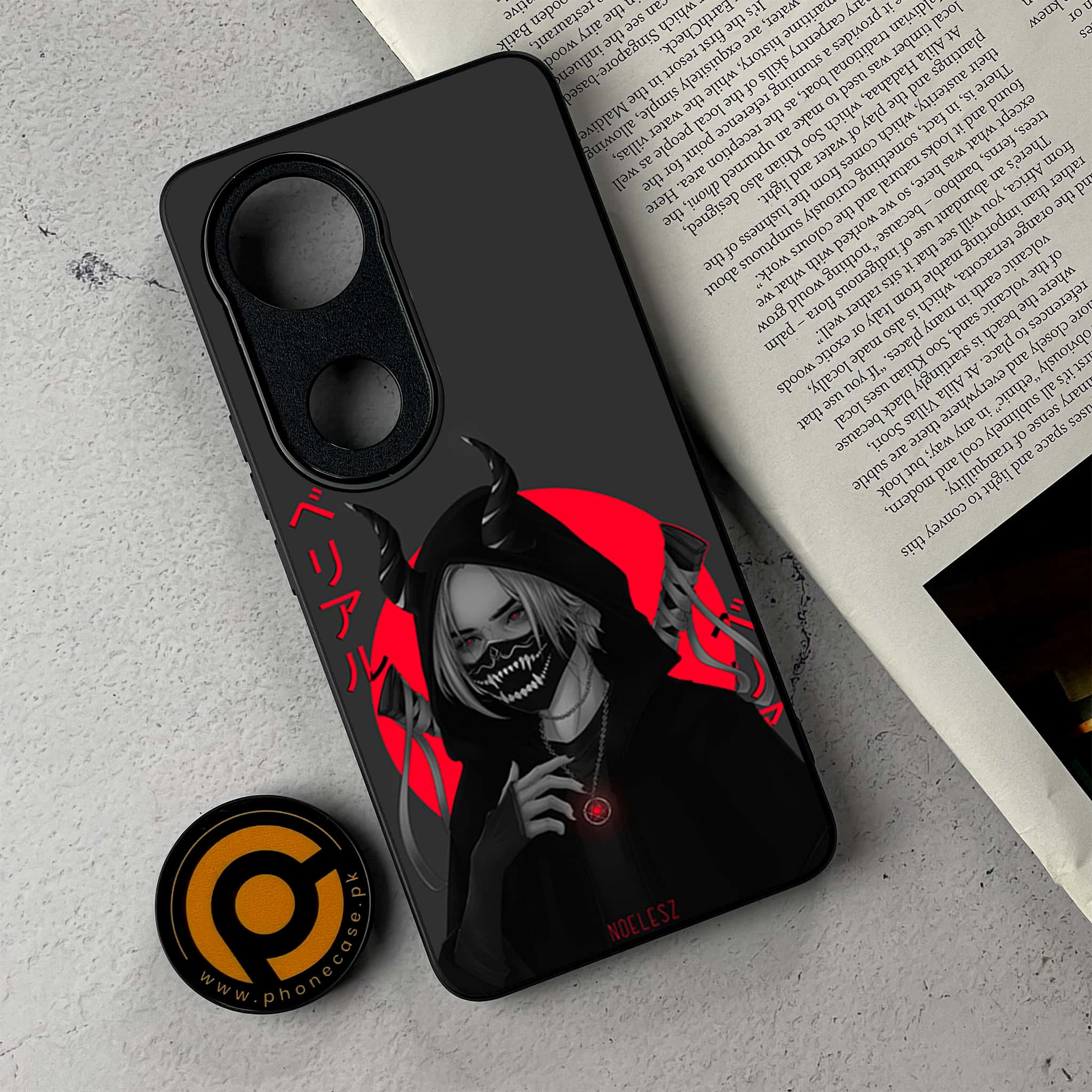 Vivo V50 - Anime Series - Premium Metal Printed Soft Bumper Shockproof Case