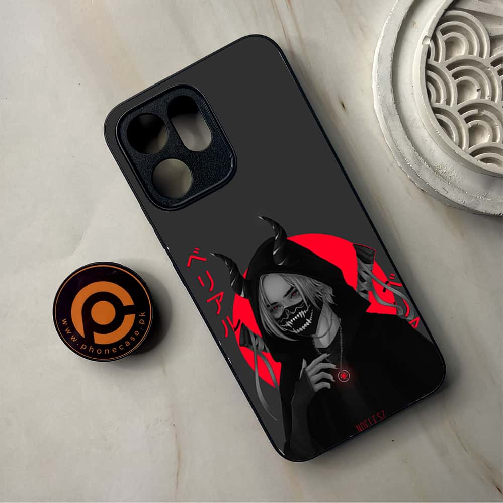 Oppo Reno 14F - Anime Series - Premium Metal Printed Soft Bumper Shockproof Case