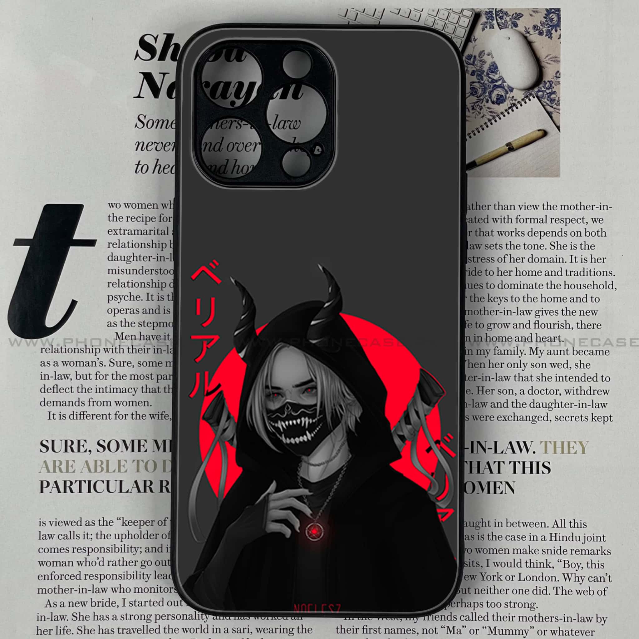 iPhone 13 Pro Max - Anime Series - Premium Metal Printed soft Bumper shock Proof Case