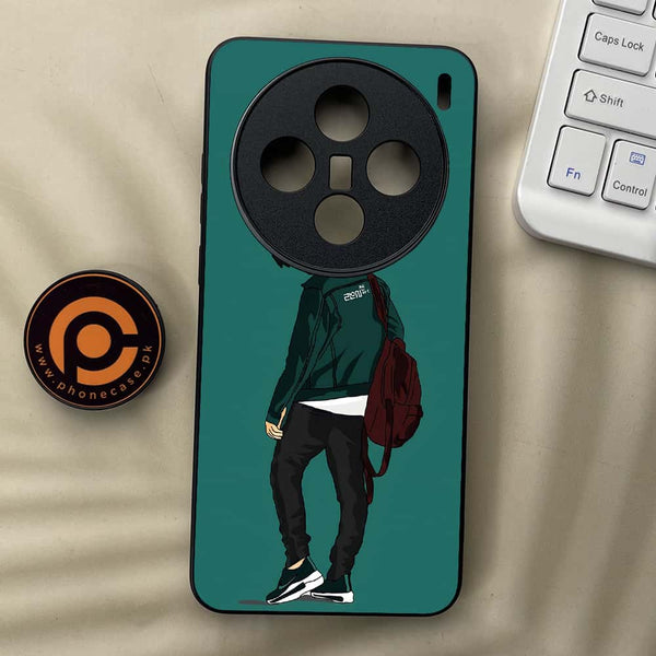 Vivo X200 - Anime Series - Premium Metal  Printed soft Bumper shock Proof Case