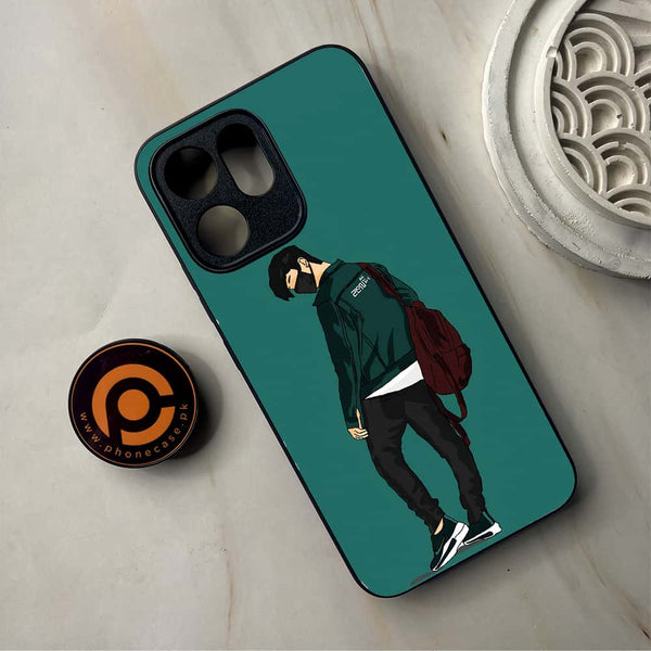 Oppo Reno 14F - Anime Series - Premium Metal Printed Soft Bumper Shockproof Case