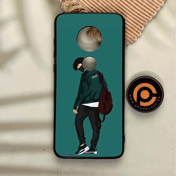 Moto G7 - Anime Design 1 - Premium Printed Glass soft Bumper shock Proof Case CS-41038