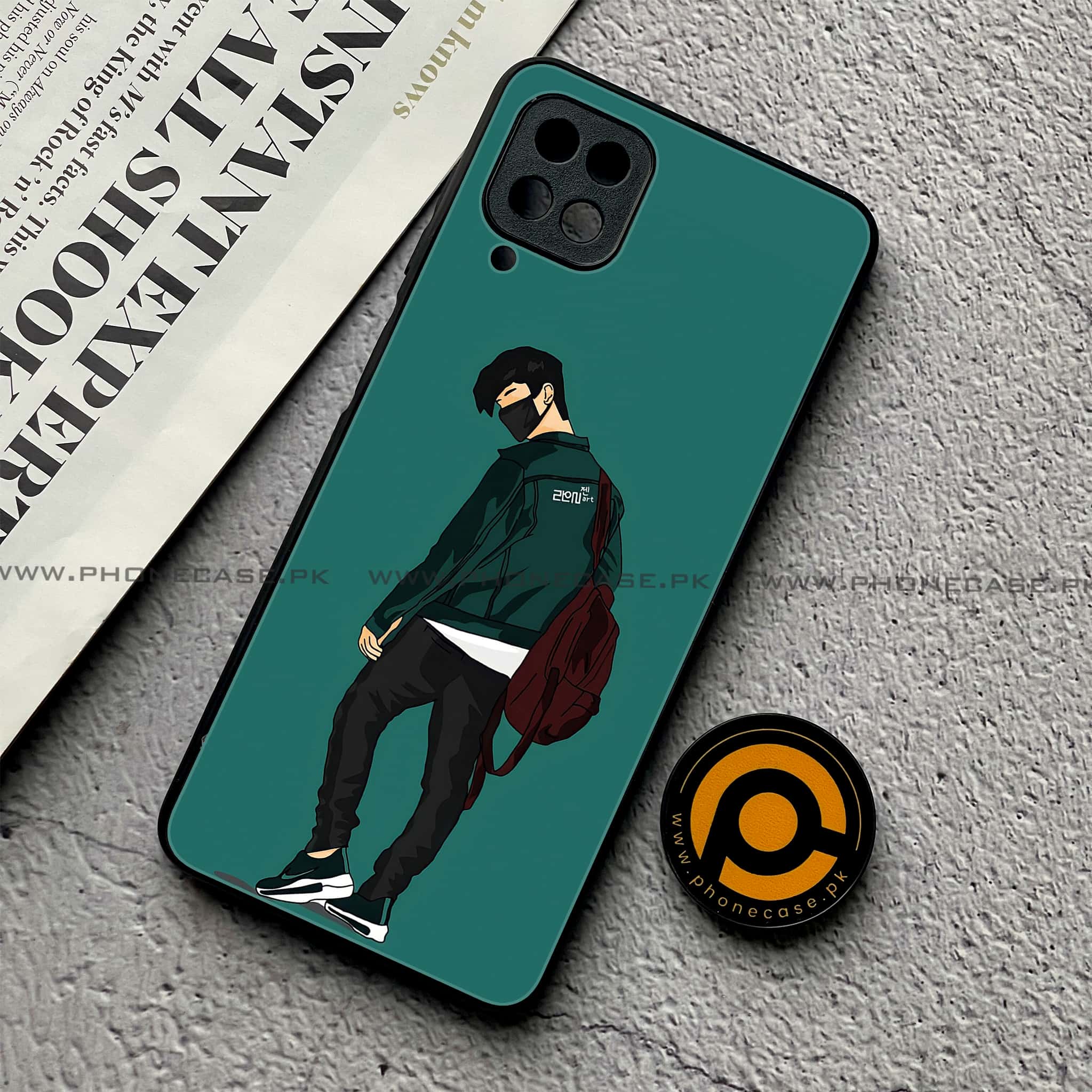 Samsung Galaxy A12 / A12 Nacho - Anime Series - Premium Printed Glass soft Bumper shock Proof Case