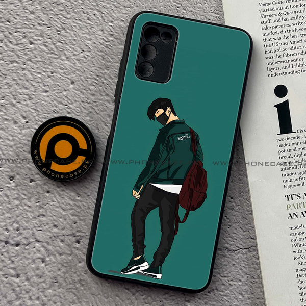 Galaxy A02s/ A03s - Anime  Design 1  - Premium Printed Metal soft Bumper shock Proof Case CS-32646