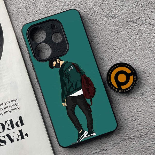 Xiaomi Redmi Note 14 - Anime Series - Premium Printed Glass soft Bumper shock Proof Case