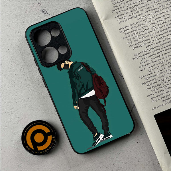Oppo Reno 13 - Anime Series - Premium Metal Printed Soft Bumper Shockproof Case