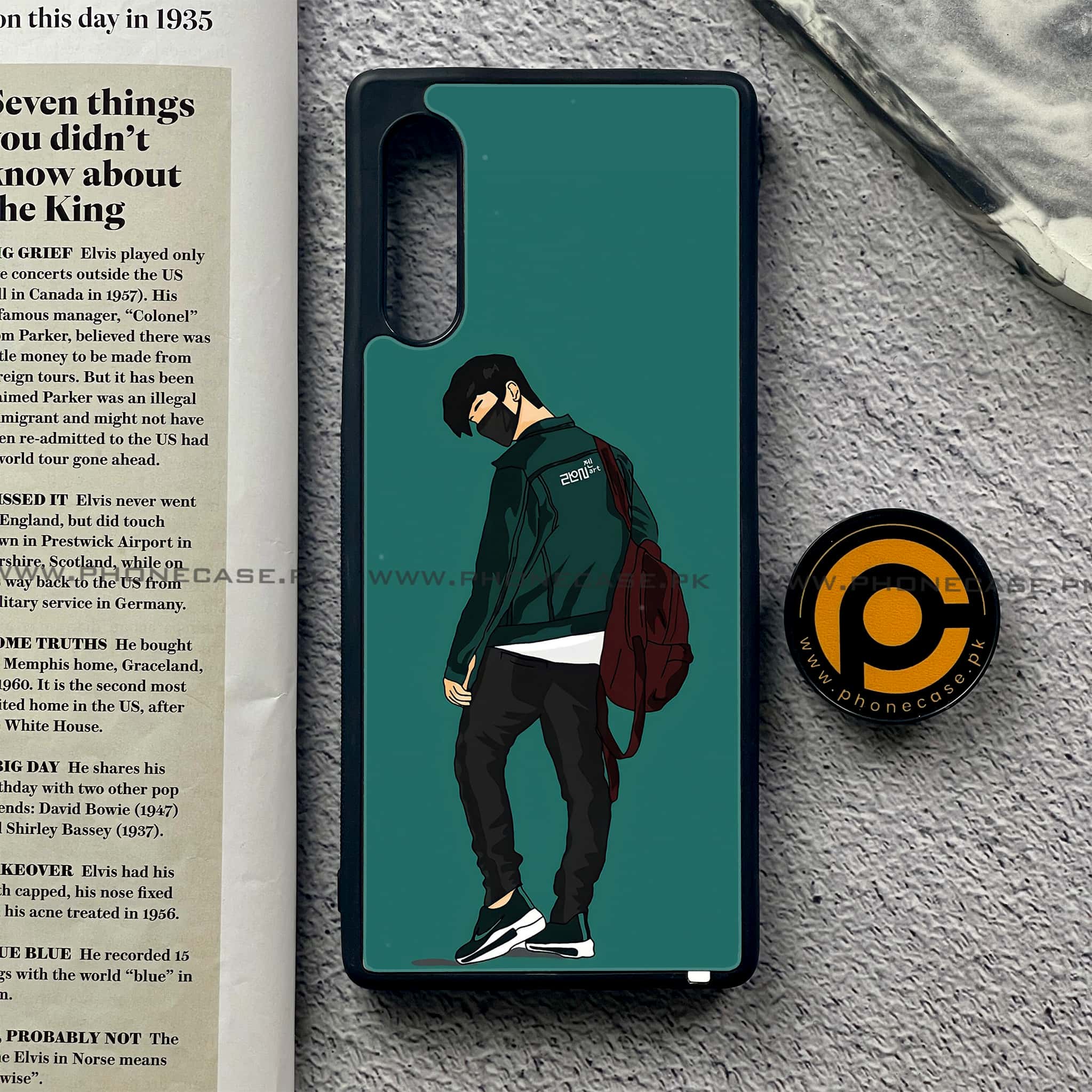 LG Velvet - Anime Series - Premium Printed Glass soft Bumper shock Proof Case