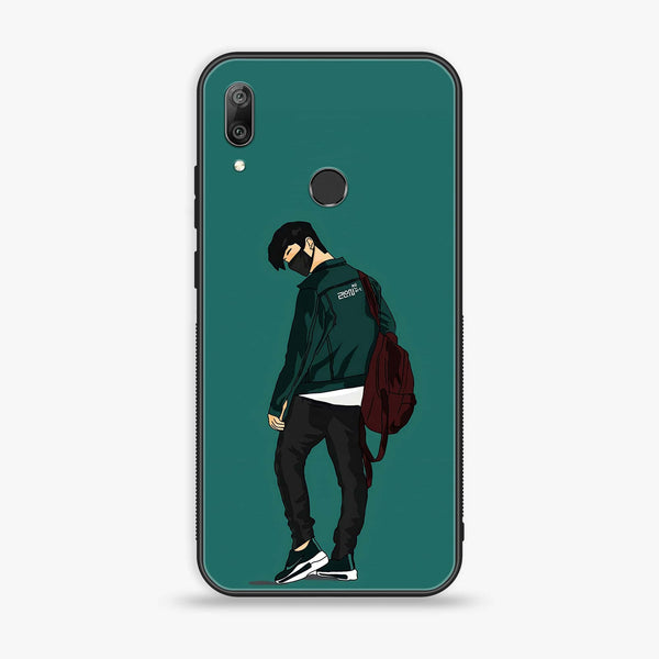 Huawei Y7 Prime (2019) - Anime Series - Premium Printed Glass soft Bumper shock Proof Case