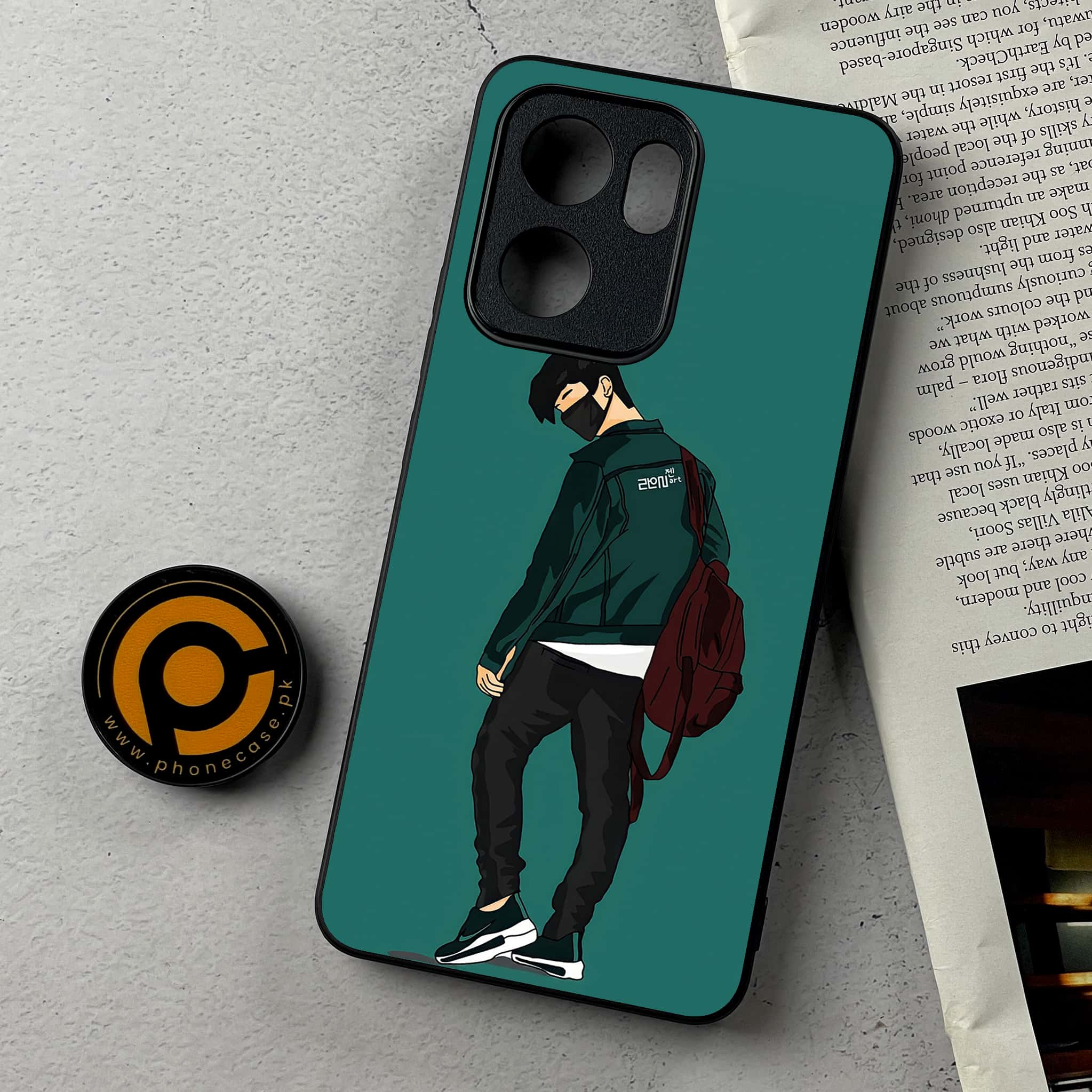 Oppo Reno 13F - Anime Series - Premium Metal Printed Soft Bumper Shockproof Case