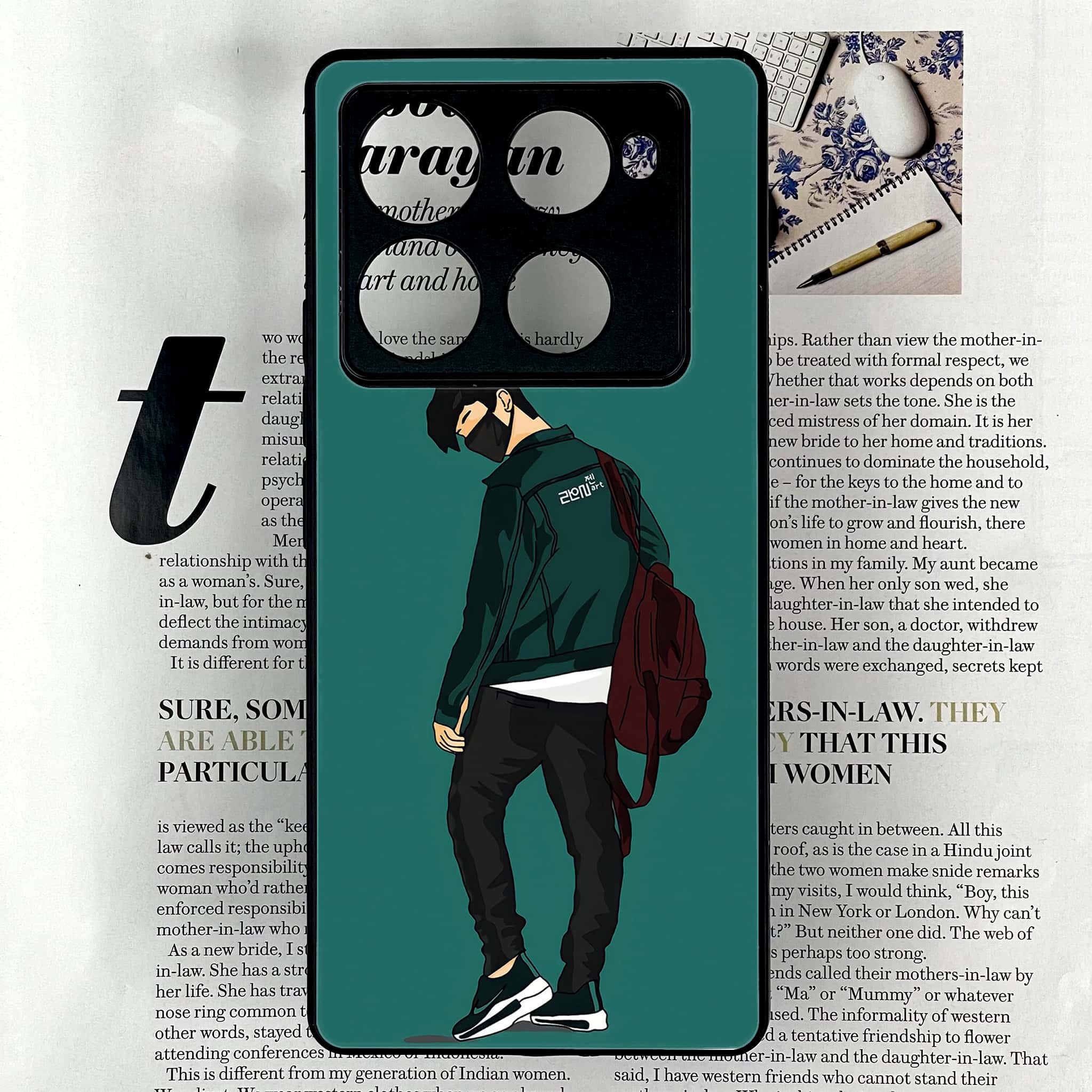 Infinix Note 40 Pro Plus - Anime Series - Premium Metal Printed soft Bumper shock Proof Case