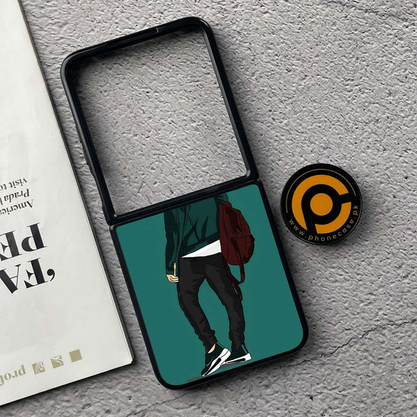 Xiaomi Mix Flip - Anime Series - Premium Metal  Printed soft Bumper shock Proof Case