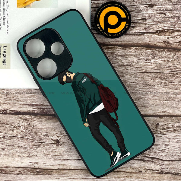 Xiaomi Redmi 13 - Anime Design 1- Premium Printed Glass soft Bumper shock Proof Case CS-22746
