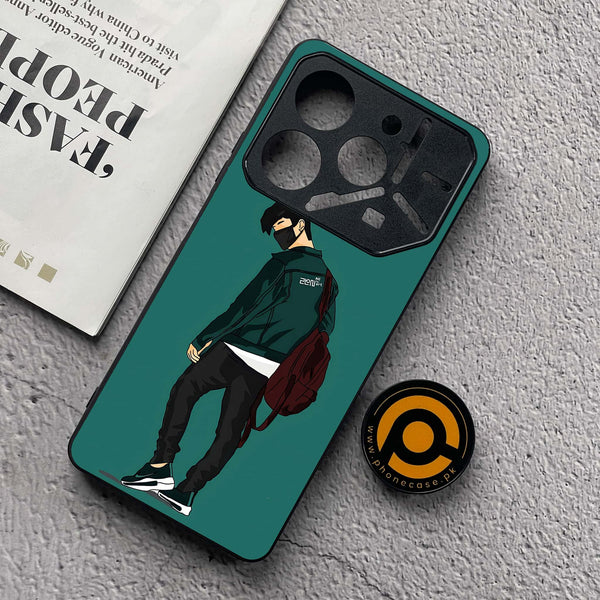 Tecno Pova 6 Neo - Anime Series - Premium Metal  Printed soft Bumper shock Proof Case