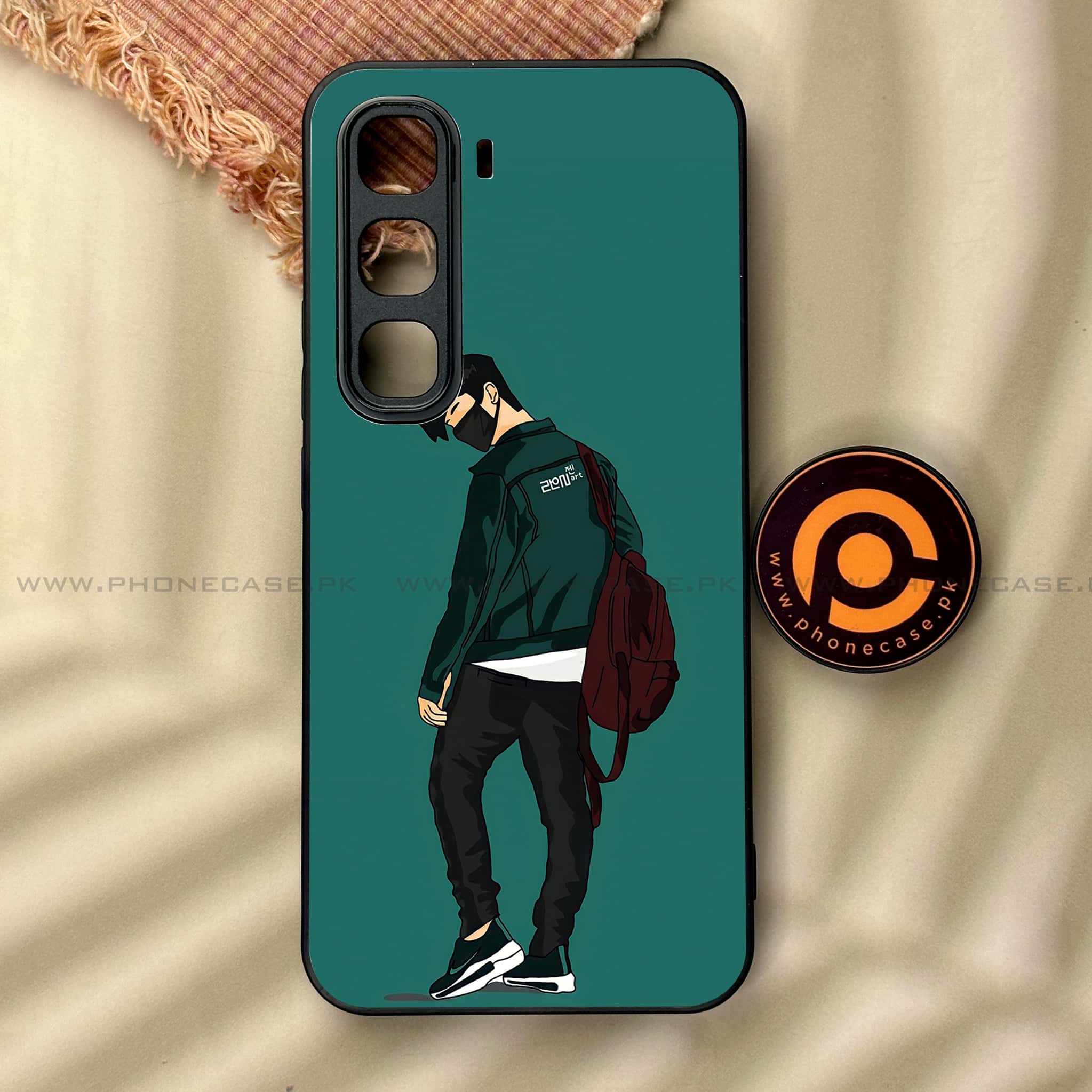Infinix Hot 60 Pro - Anime Series - Premium Metal Printed soft Bumper shock Proof Case