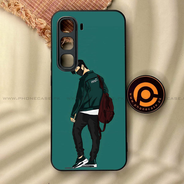 Infinix Hot 60 Pro - Anime Series - Premium Metal Printed soft Bumper shock Proof Case