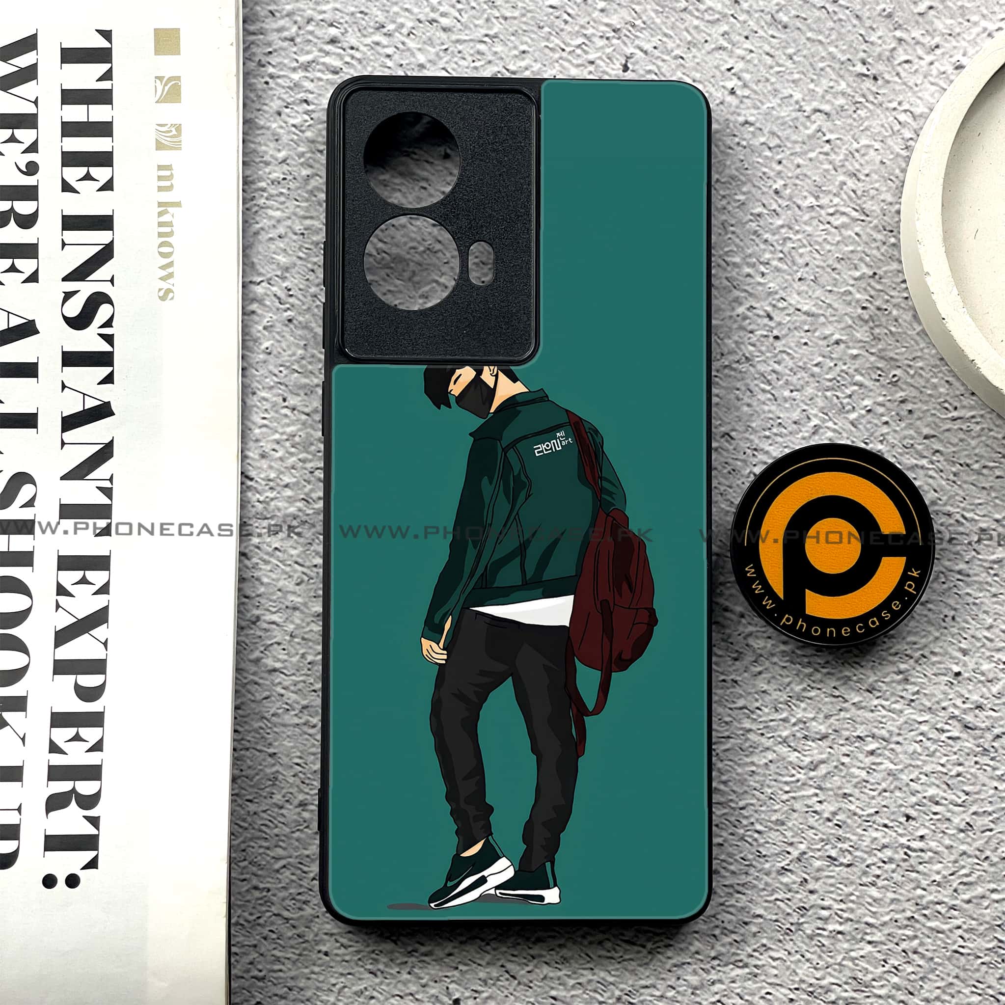 Moto G85 - Anime Series - Premium Printed Glass soft Bumper shock Proof Case
