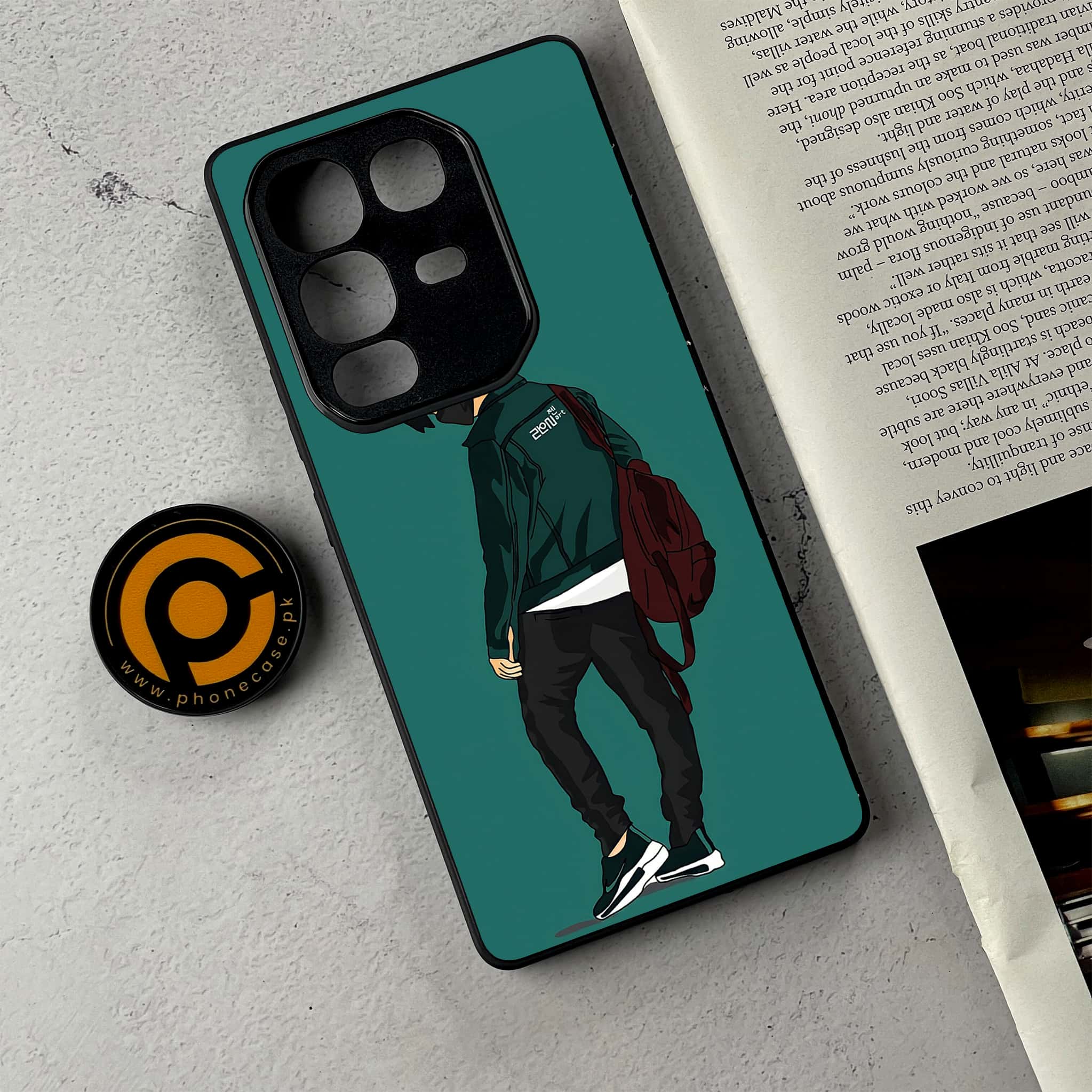 Infinix Note 50 Pro - Anime Series - Premium Metal Printed Soft Bumper Shockproof Case