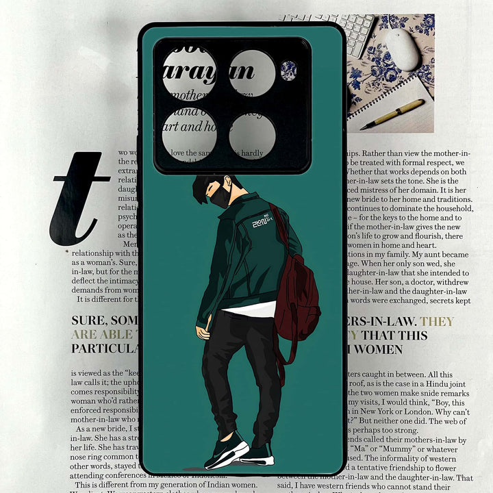 Infinix Note 40 Pro 4G - Anime Design 1- Premium Printed Glass soft Bumper shock Proof Case CS-43828