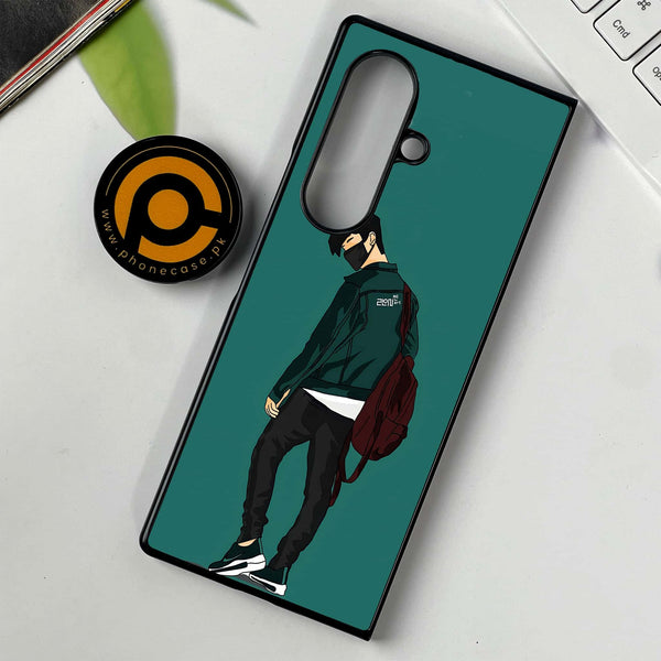 Samsung Galaxy Z Fold 7 - Anime Series - Premium Metal Printed soft Bumper shock Proof Case