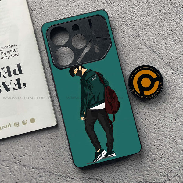 Tecno Pova 6 Pro - Anime Series - Premium Printed Glass soft Bumper shock Proof Case