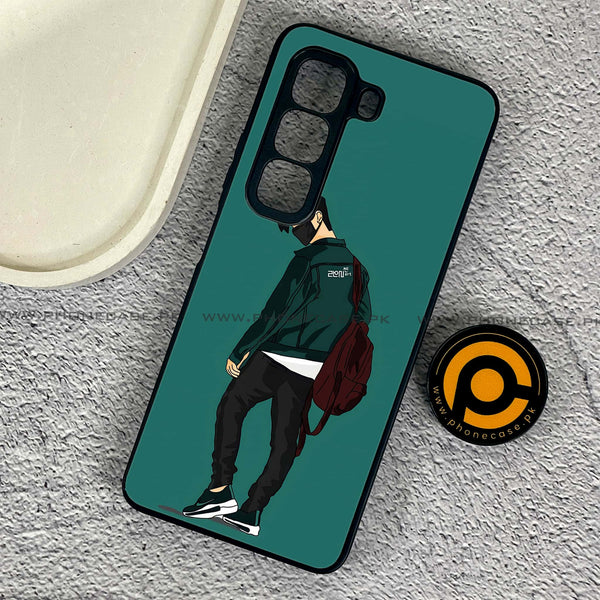 Infinix Hot 50 4G - Anime Design 1  - Premium Metal Printed soft Bumper shock Proof Case CS-38305