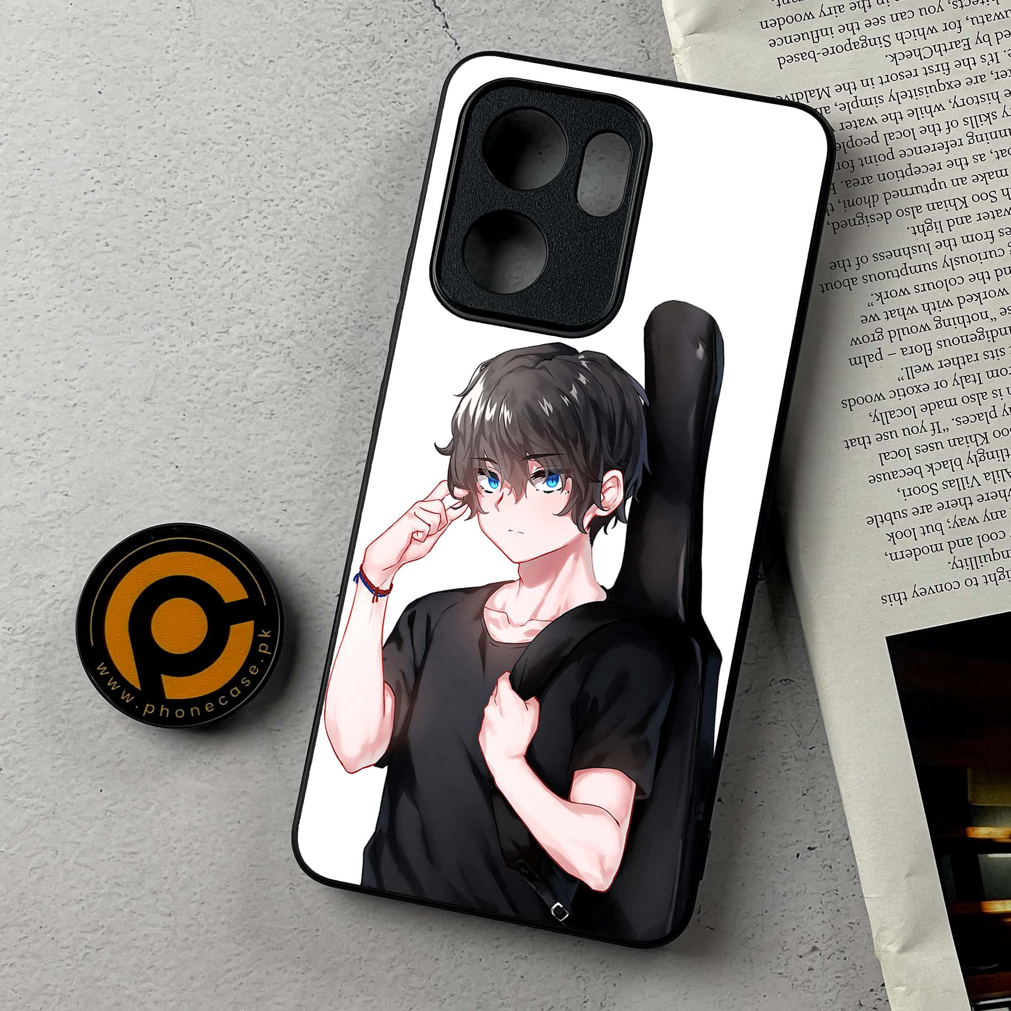 Oppo Reno 13F - Anime Series - Premium Metal Printed Soft Bumper Shockproof Case