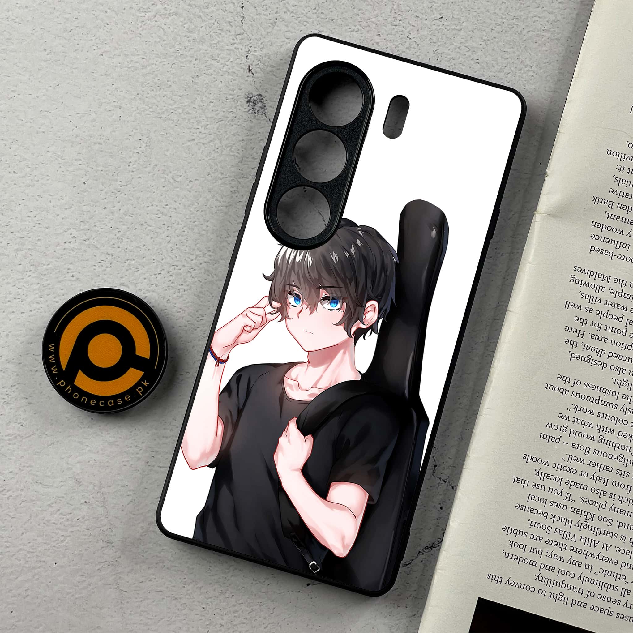 Tecno Camon 40 - Anime Series - Premium Metal Printed Soft Bumper Shockproof Case