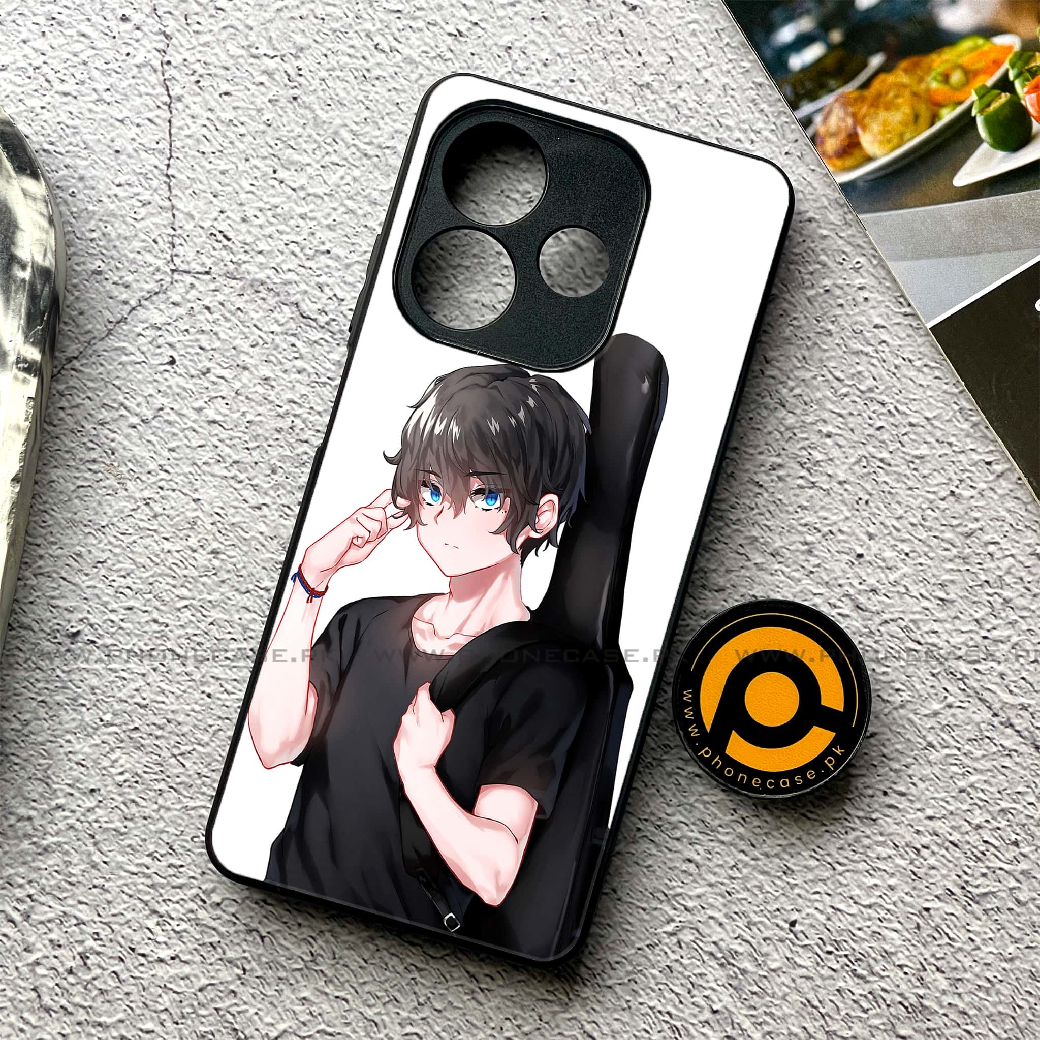Oppo A5 Pro - Anime Series - Premium Metal Printed soft Bumper shock Proof Case
