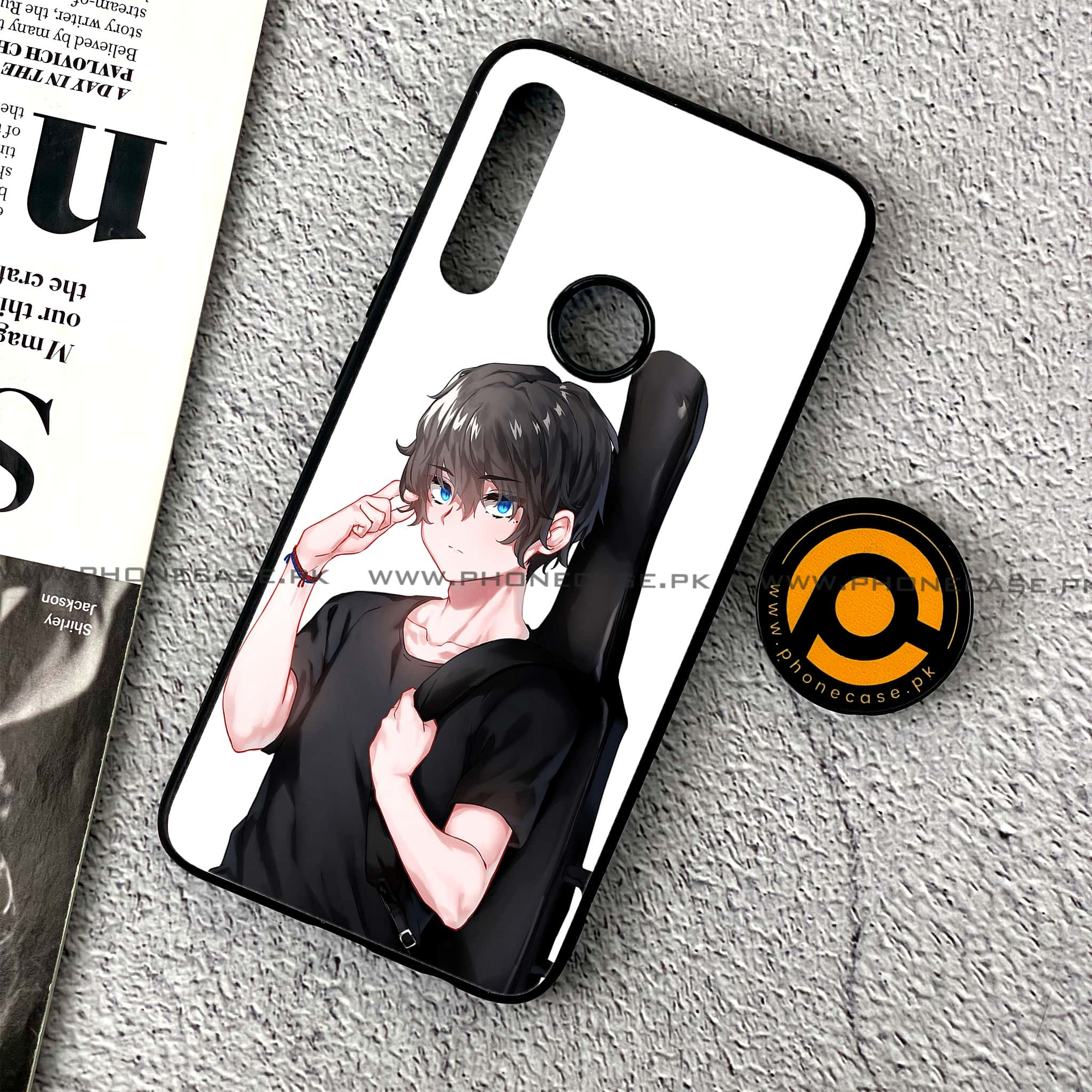 Huawei Y9 Prime (2019) - Anime Series - Premium Printed Glass soft Bumper shock Proof Case