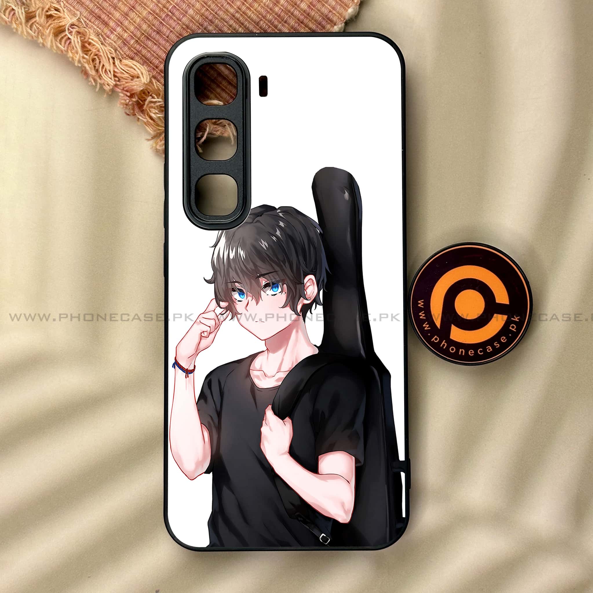 Infinix Hot 60 Pro - Anime Series - Premium Metal Printed soft Bumper shock Proof Case