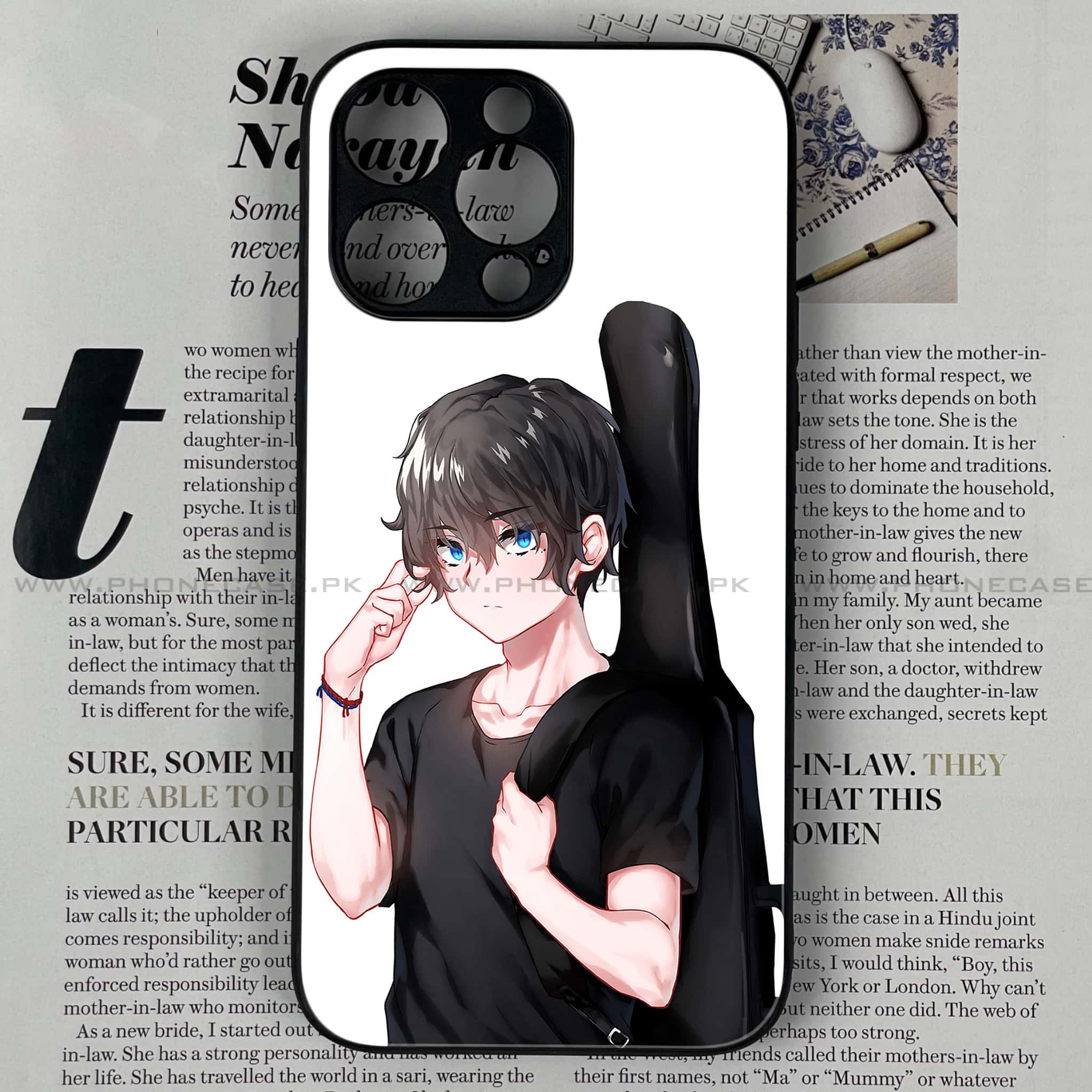 iPhone 14 Pro - Anime Series - Premium Printed Glass soft Bumper shock Proof Case