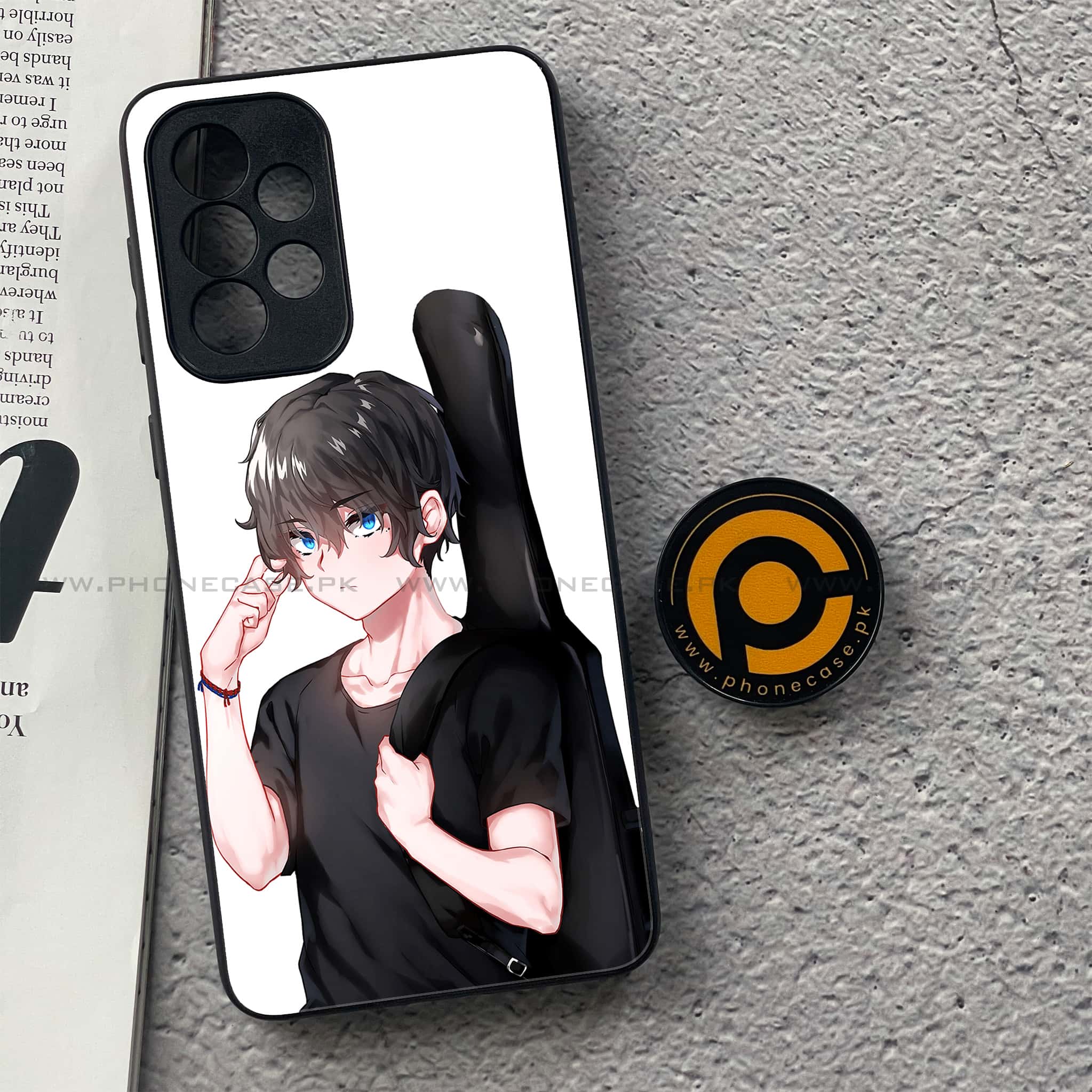Samsung Galaxy A33- Anime Series - Premium Printed Glass soft Bumper shock Proof Case