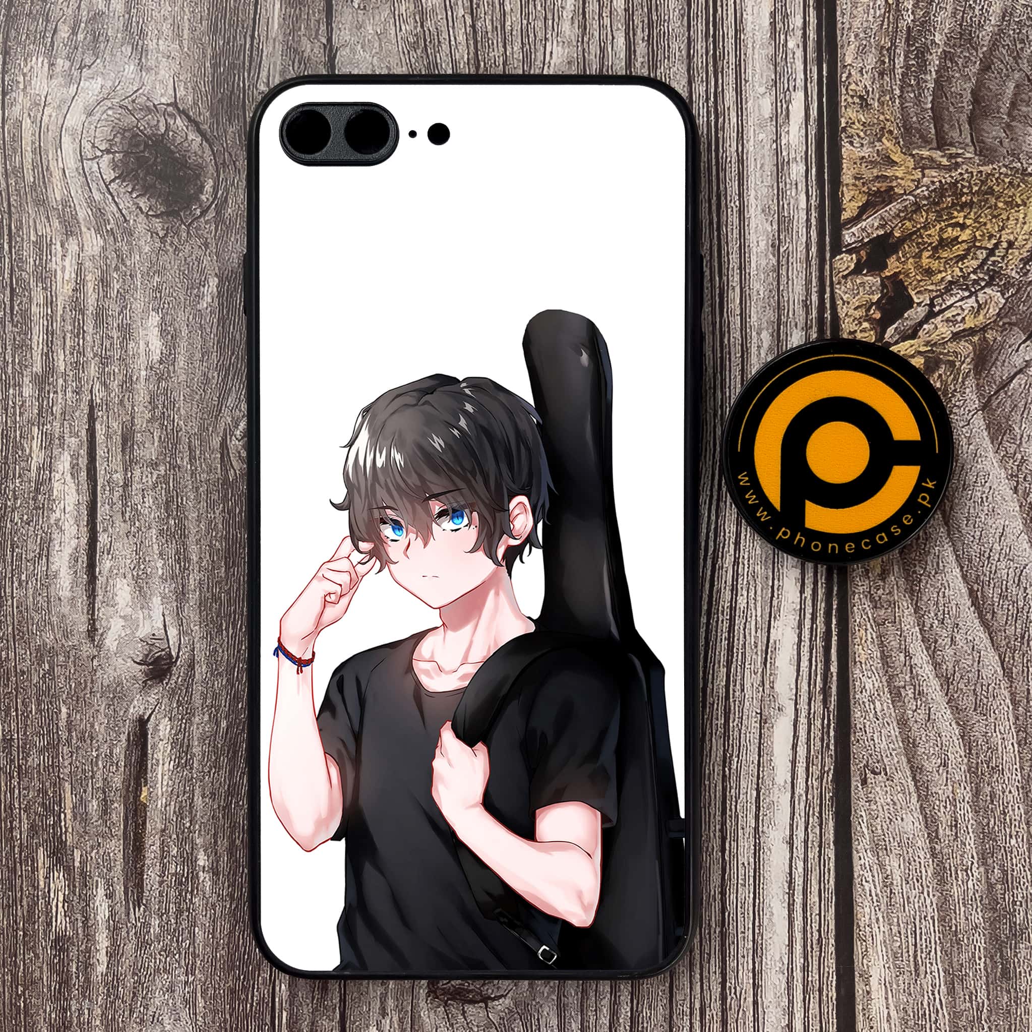 iPhone 7 Plus/ 8 Plus - Anime Series - Premium Metal Printed soft Bumper shock Proof Case