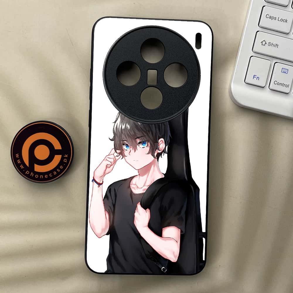 Vivo X200 - Anime Series - Premium Metal  Printed soft Bumper shock Proof Case