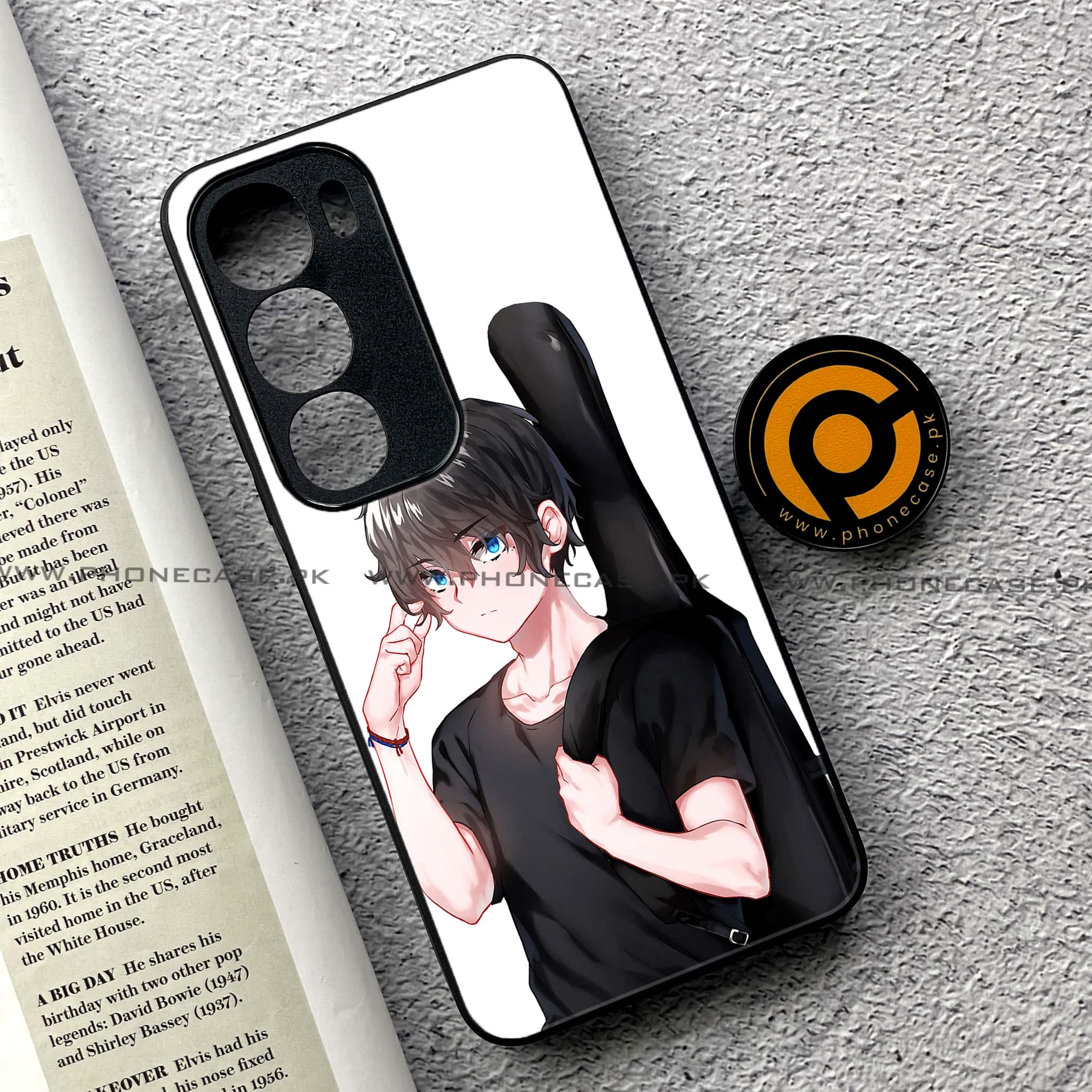 Vivo Y19s Pro - Anime Series - Premium Metal Printed soft Bumper shock Proof Case