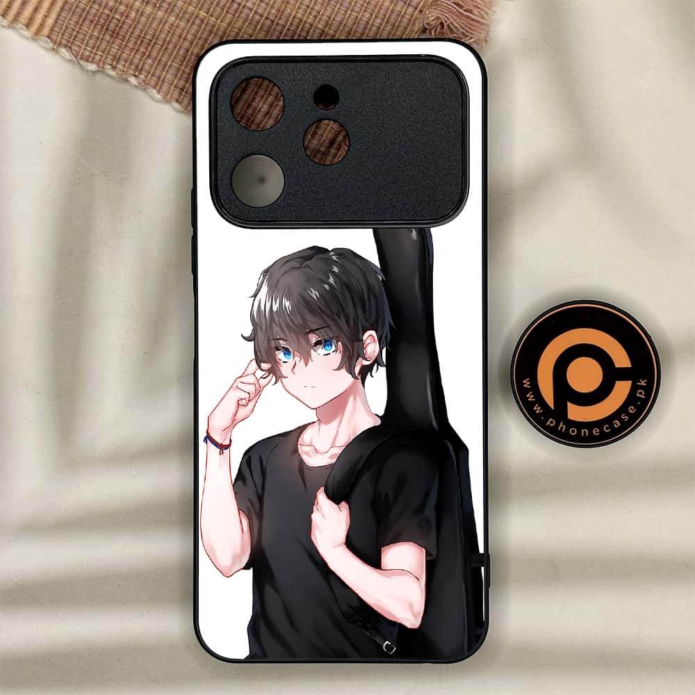 Tecno Spark 40 - Anime Series - Premium Metal Printed soft Bumper shock Proof Case