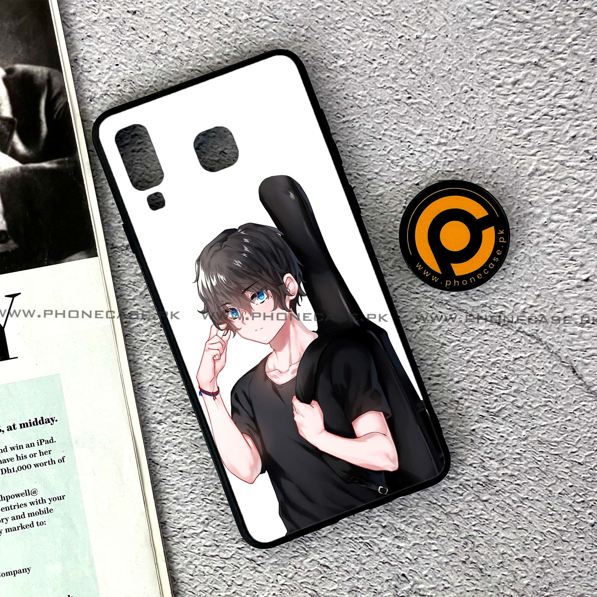 Samsung Galaxy A8 Star(A9 Star) - Anime Series - Premium Printed Glass soft Bumper shock Proof Case