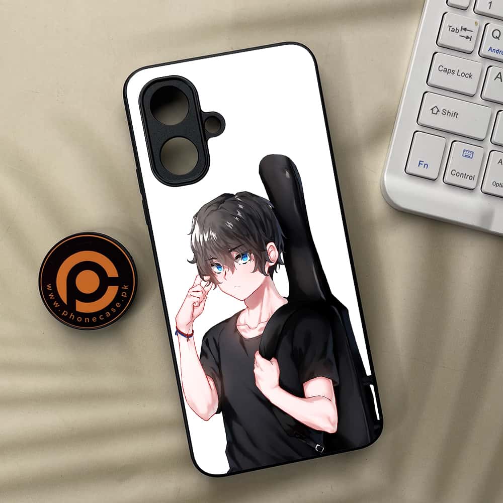 Tecno Spark Go 2 - Anime Series - Premium Metal Printed soft Bumper Shock Proof Case
