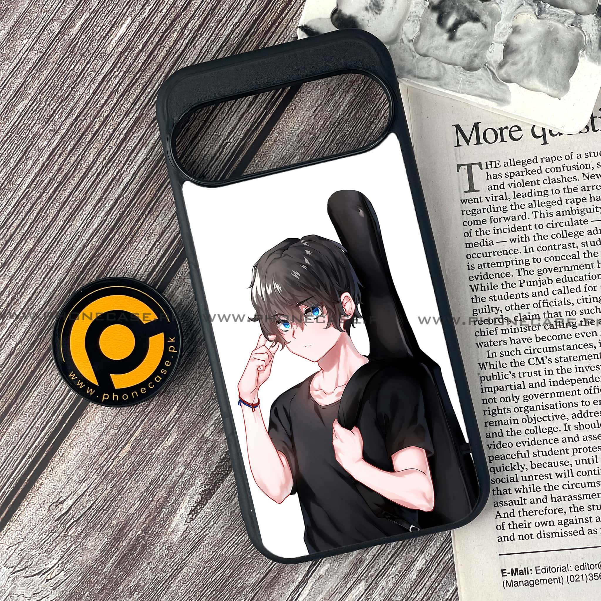 Google Pixel 9 Pro - Anime Series - Premium Printed Glass soft Bumper shock Proof Case