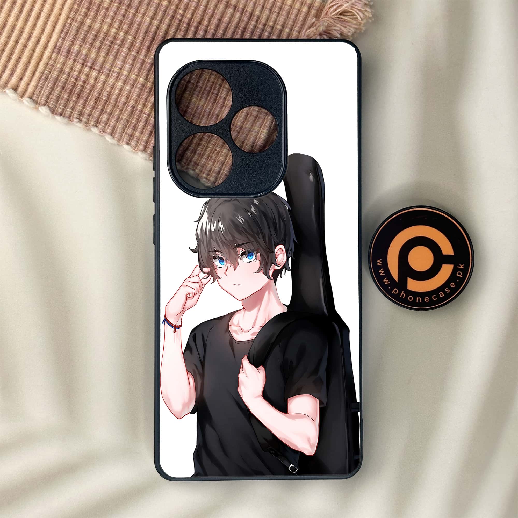 Realme GT 6 - Anime Series - Premium Metal Printed soft Bumper shock Proof Case