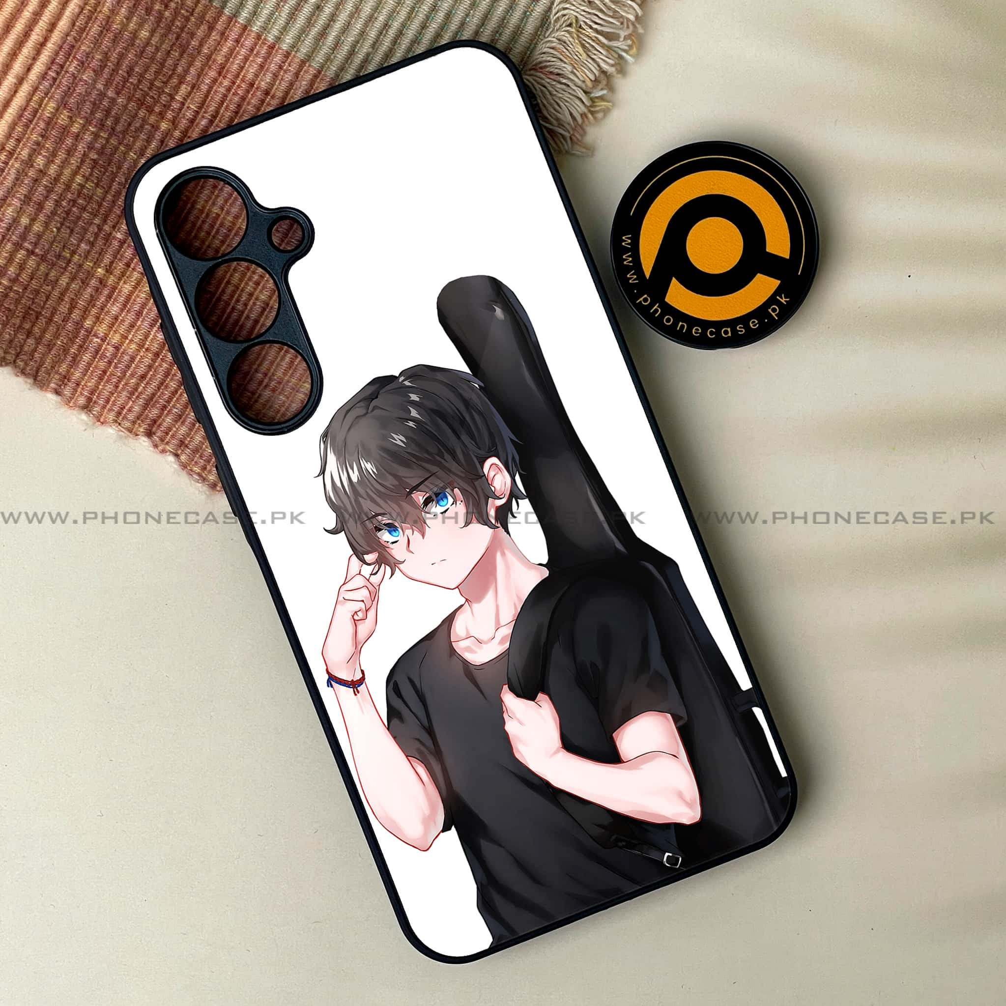 Samsung Galaxy A25 - Anime Series - Premium Printed Glass soft Bumper shock Proof Case