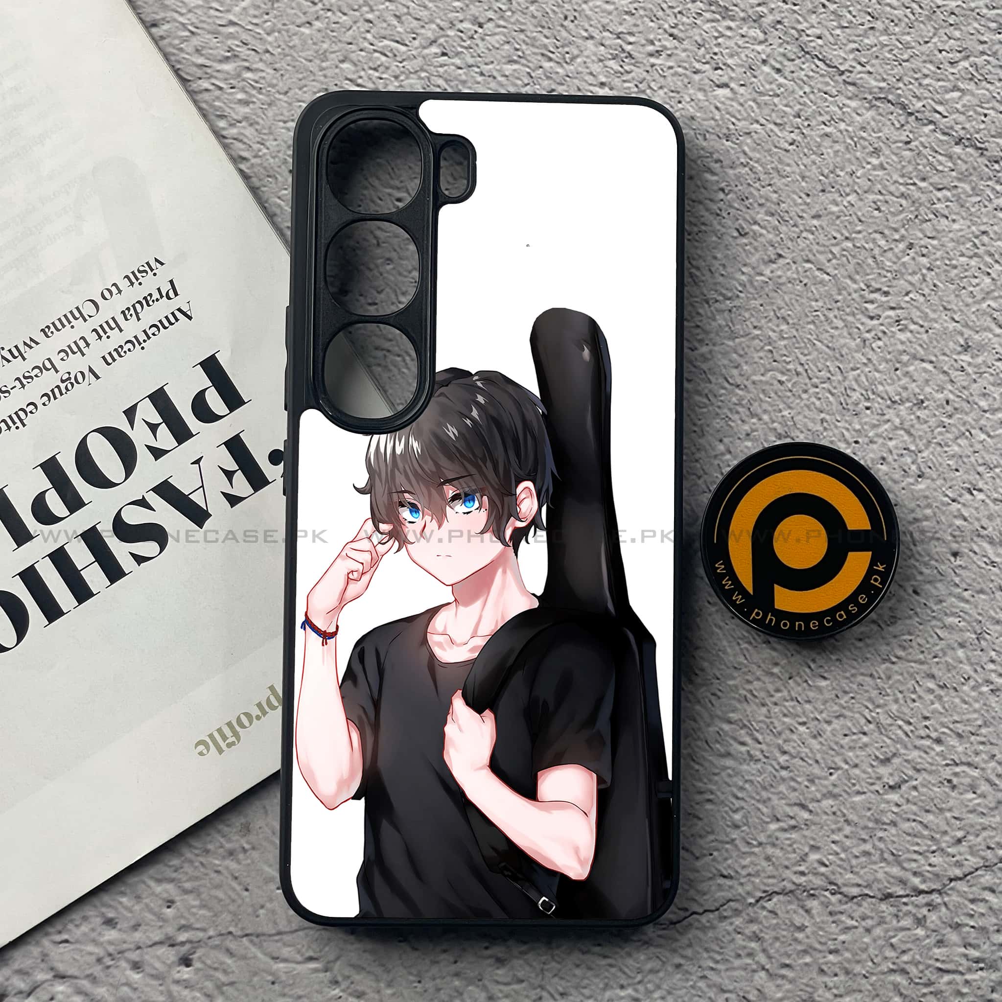 Vivo V40 Lite (IDN) - Anime Series - Premium Metal Printed soft Bumper Shock Proof Case