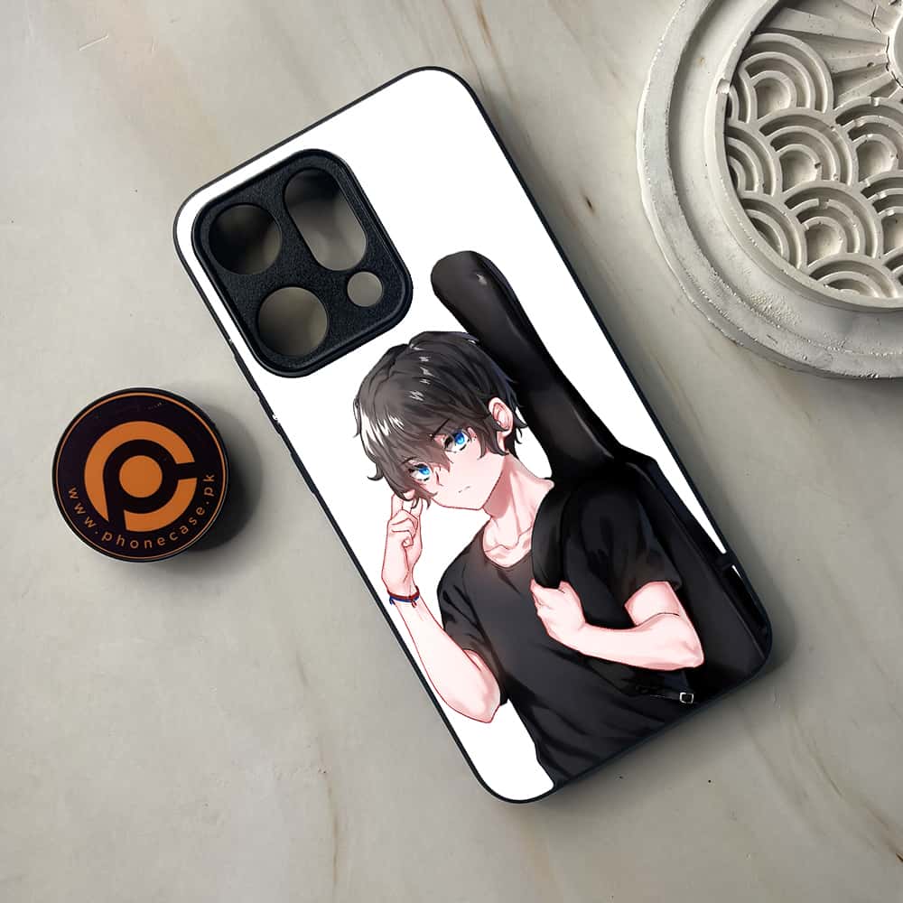 Oppo Reno 14 5G - Anime Series - Premium Metal Printed soft Bumper shock Proof Case