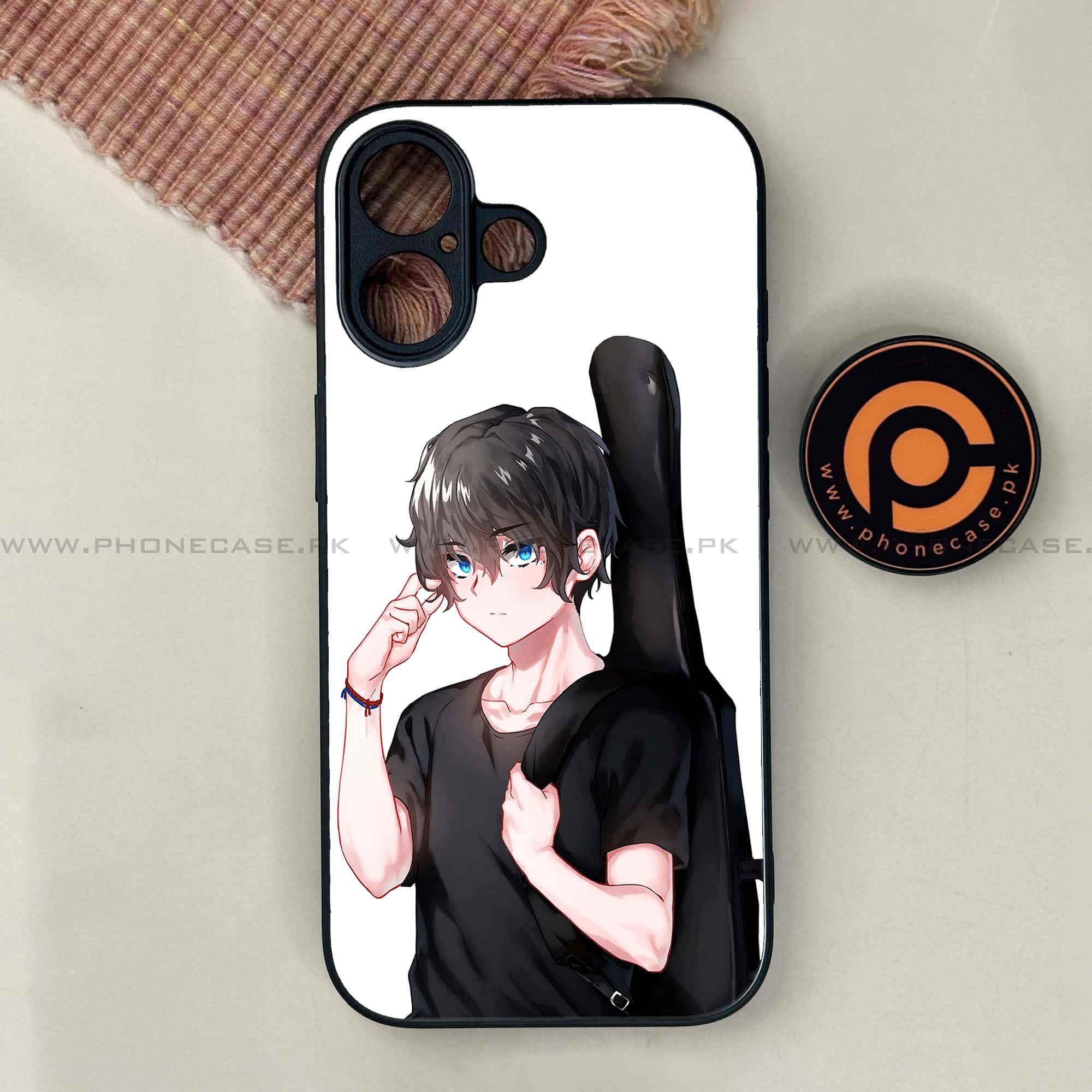 iPhone 17 - Anime Series - Premium Printed Glass soft Bumper shock Proof Case
